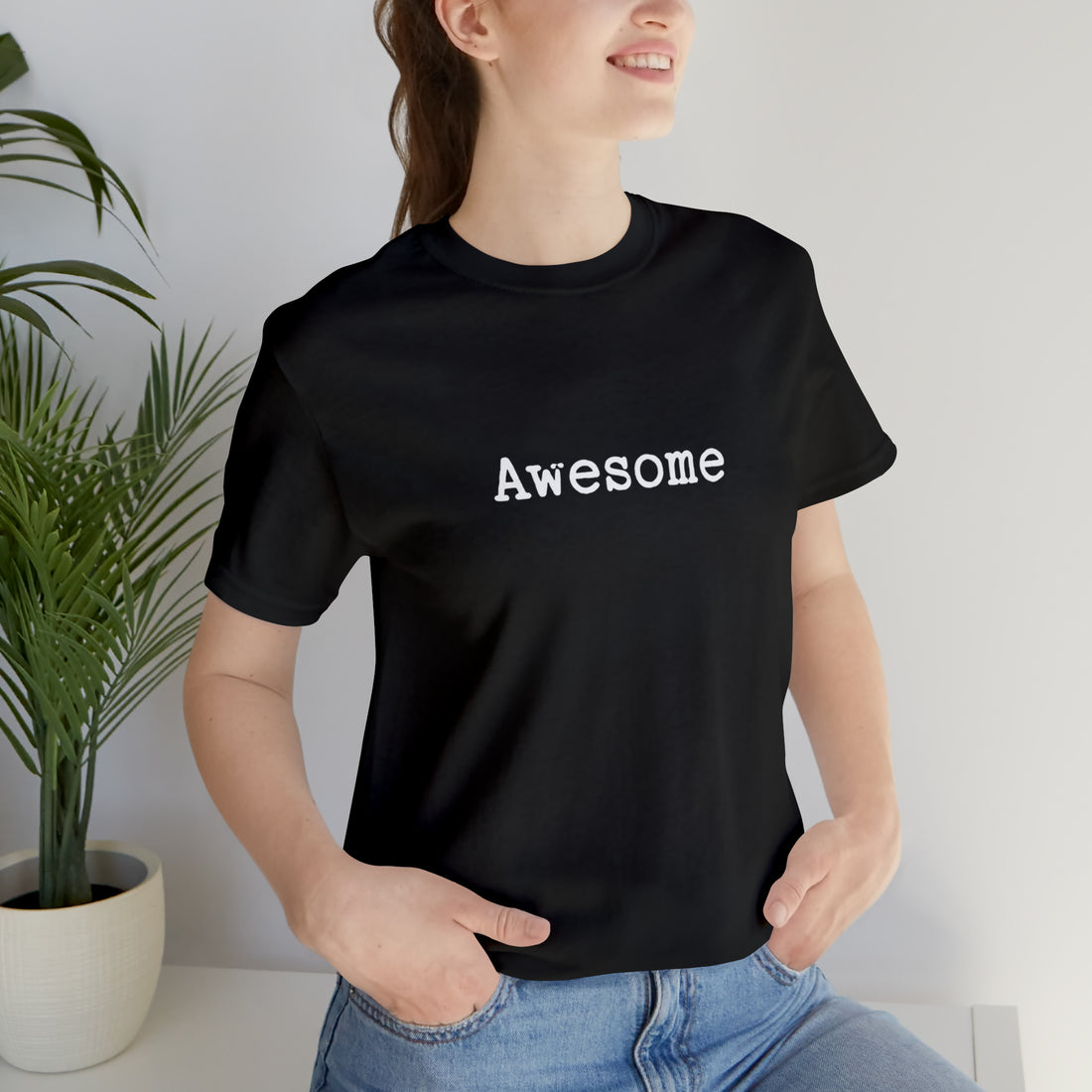 Celebrate Simplicity: Introducing the "Awesome" Shirt Design