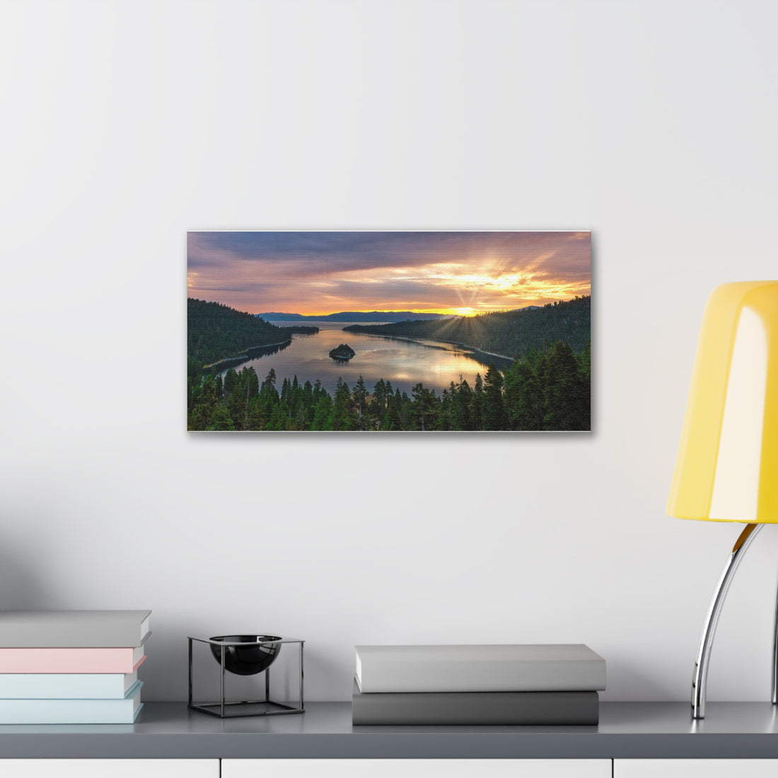 Serene Dawn - Lake Tahoe Canvas Print