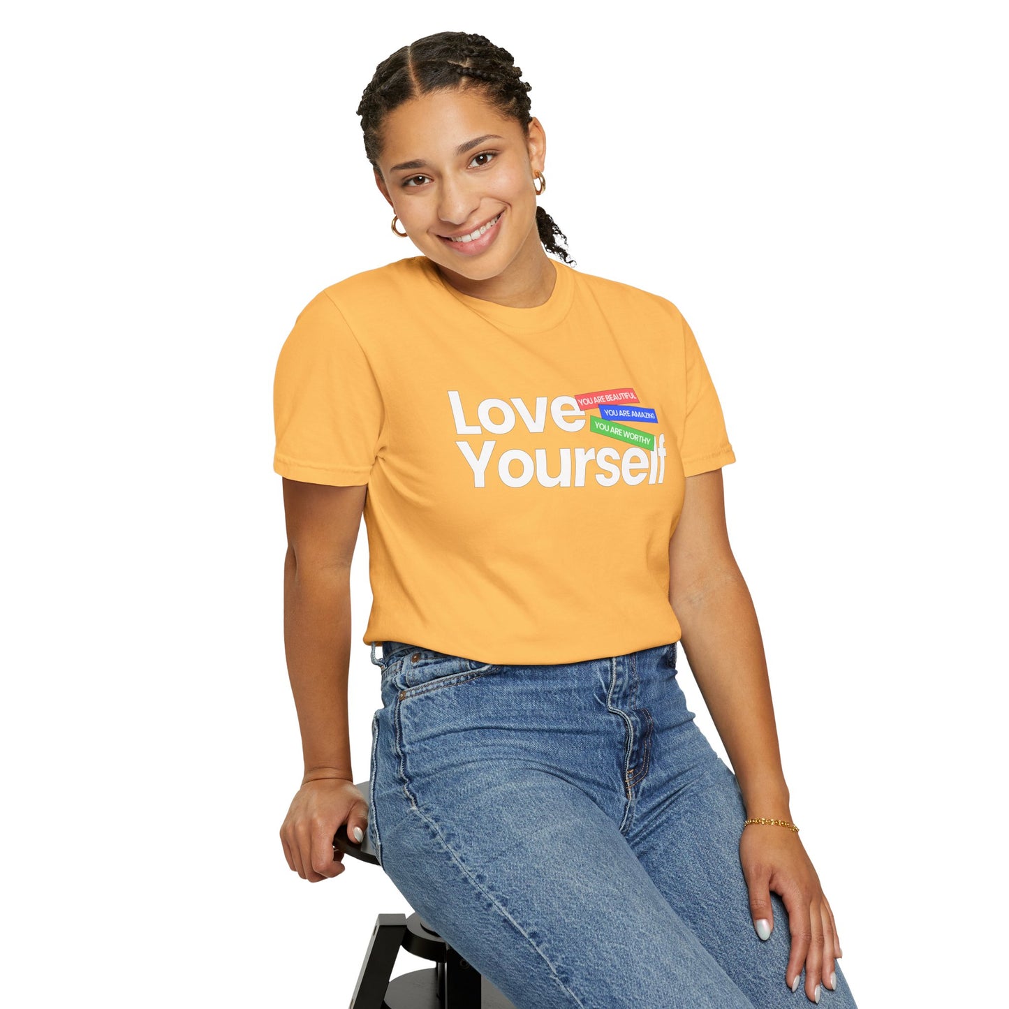 Love Yourself Unisex Garment-Dyed T-shirt