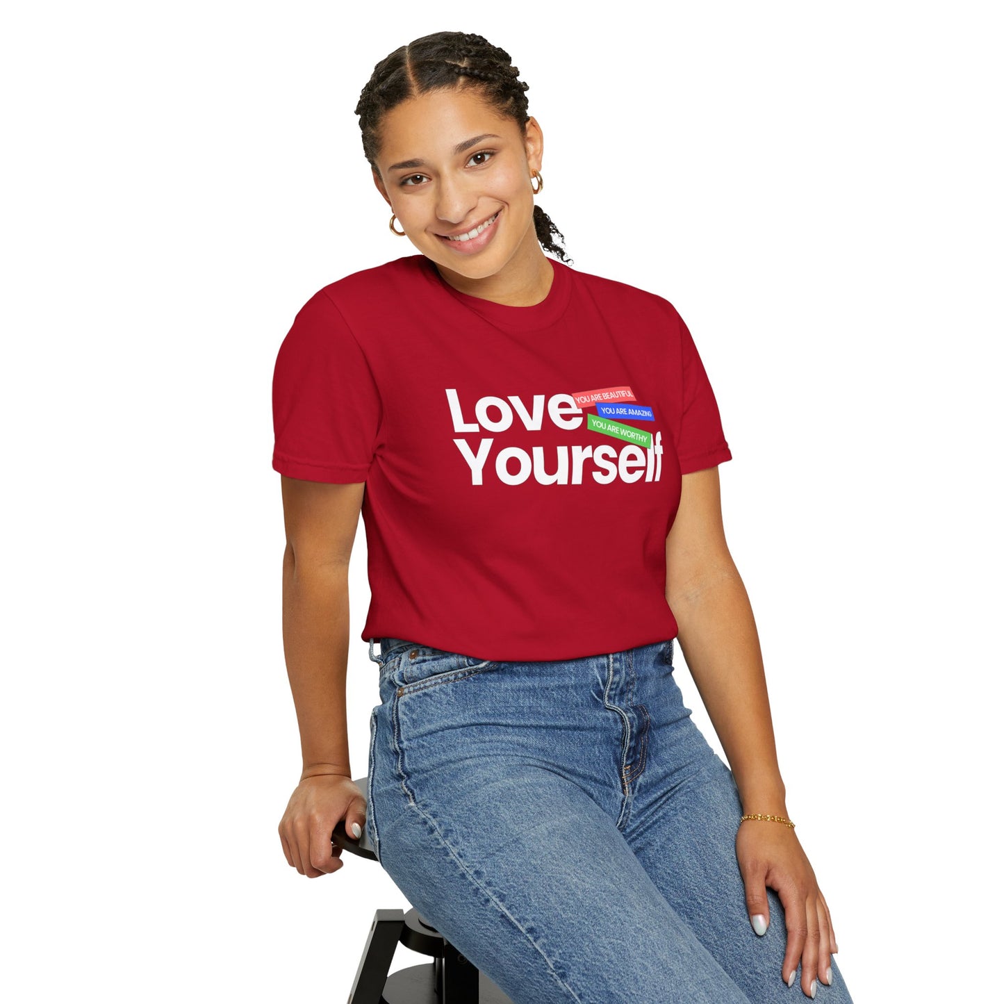 Love Yourself Unisex Garment-Dyed T-shirt