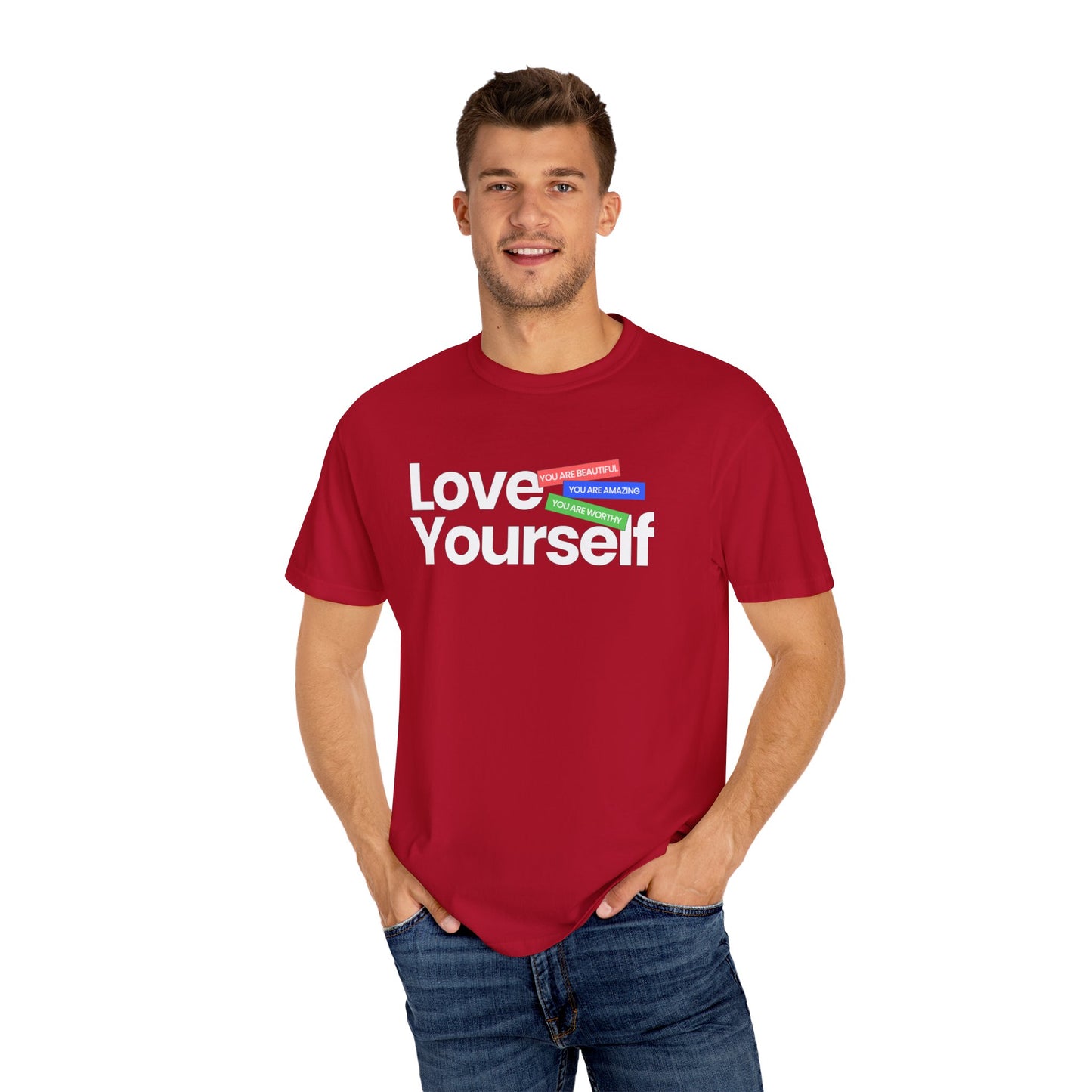 Love Yourself Unisex Garment-Dyed T-shirt