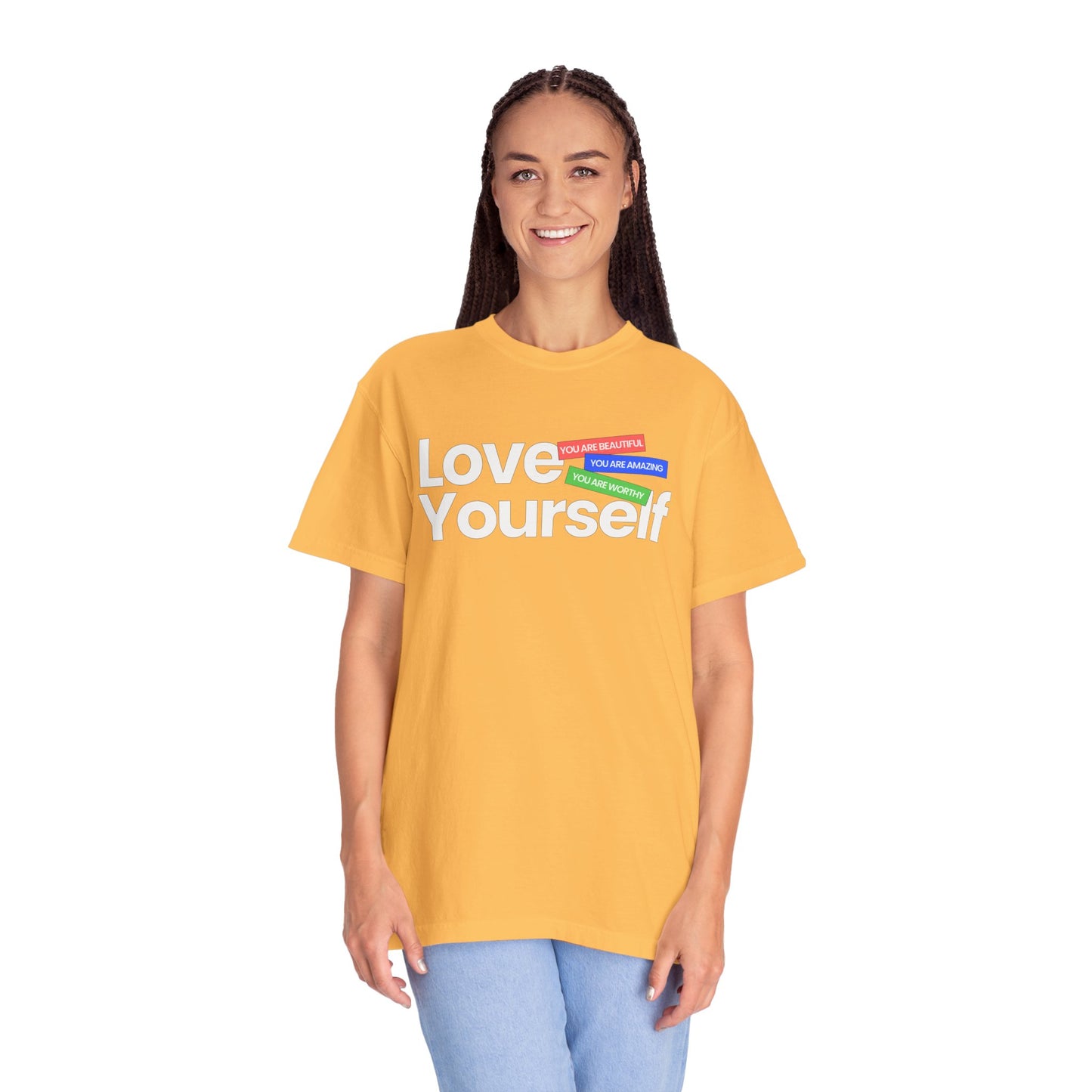 Love Yourself Unisex Garment-Dyed T-shirt