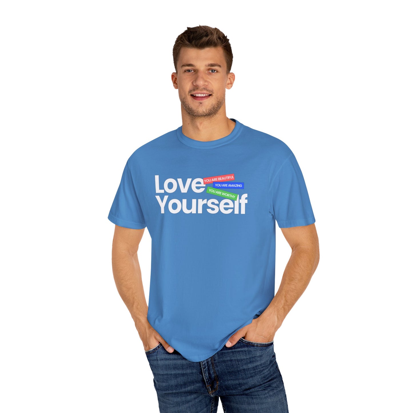 Love Yourself Unisex Garment-Dyed T-shirt