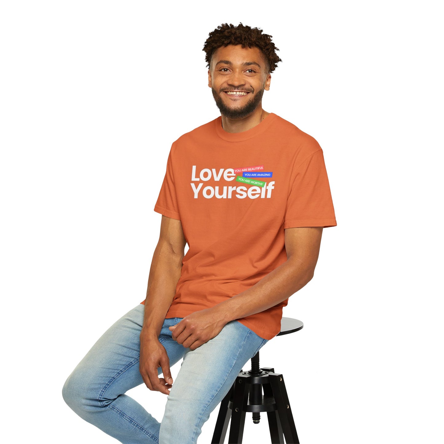 Love Yourself Unisex Garment-Dyed T-shirt