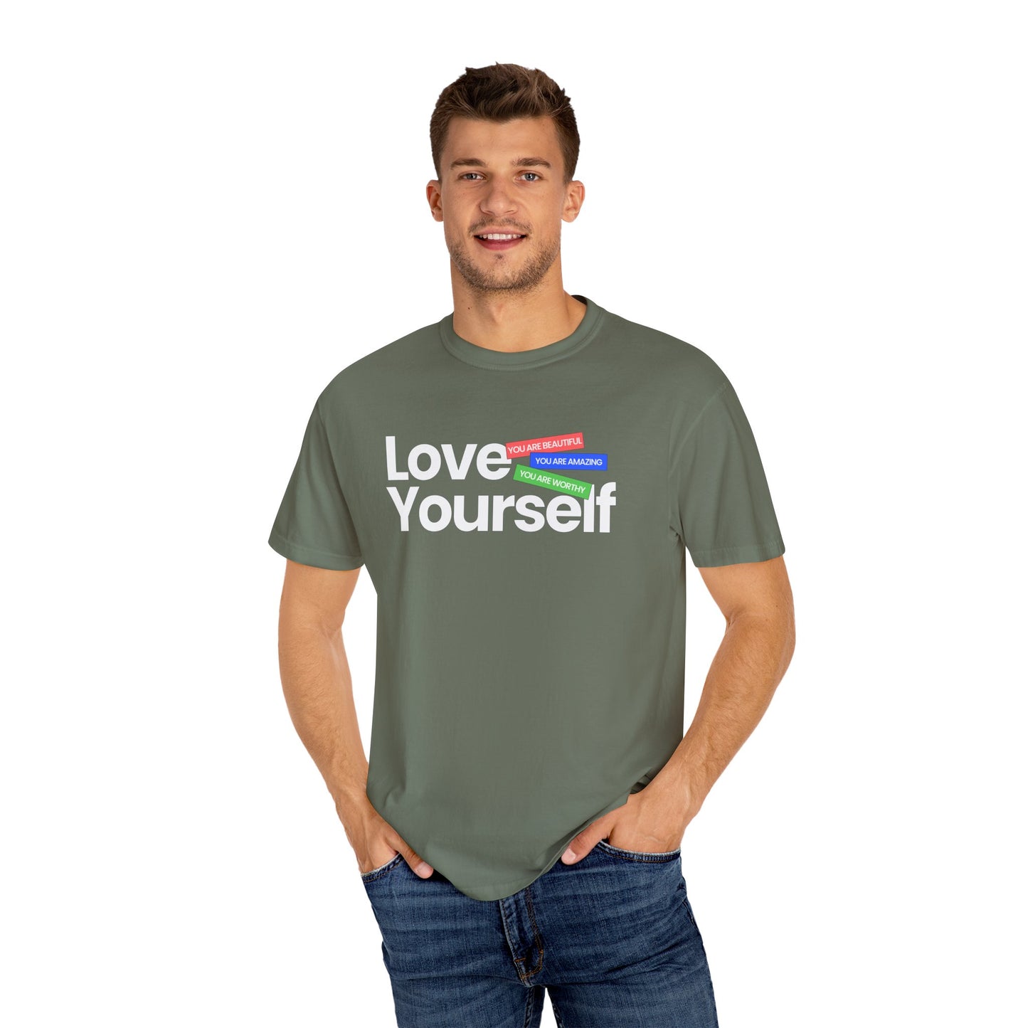 Love Yourself Unisex Garment-Dyed T-shirt