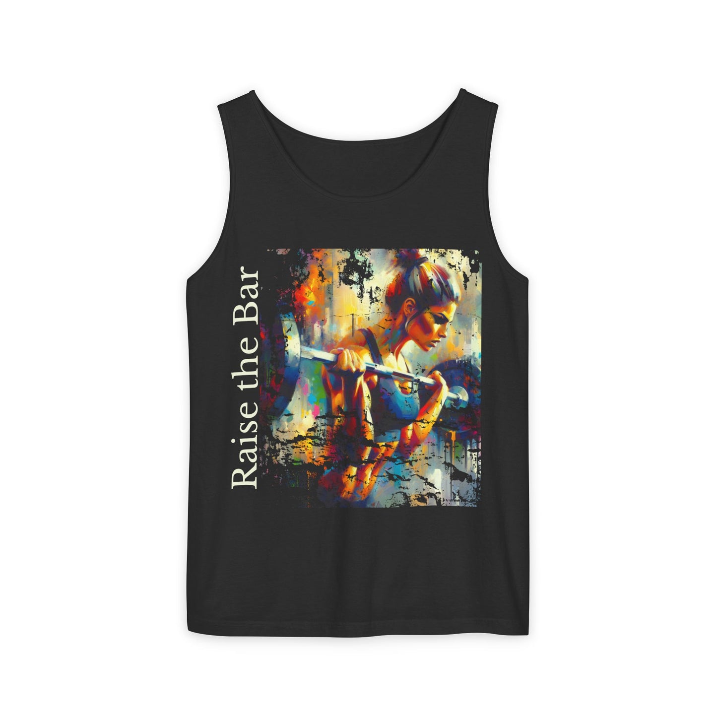 Raise the Bar Unisex Garment-Dyed Tank Top