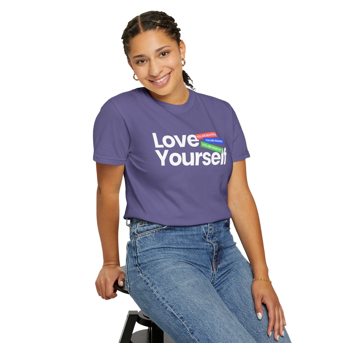 Love Yourself Unisex Garment-Dyed T-shirt