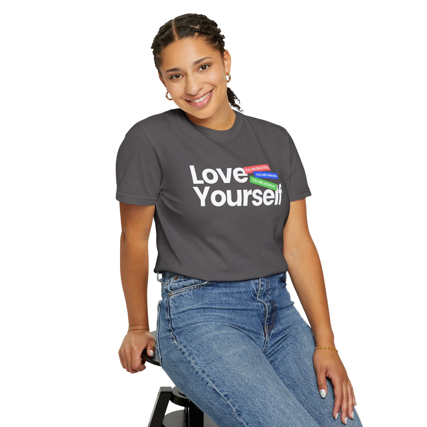 Love Yourself Unisex Garment-Dyed T-shirt