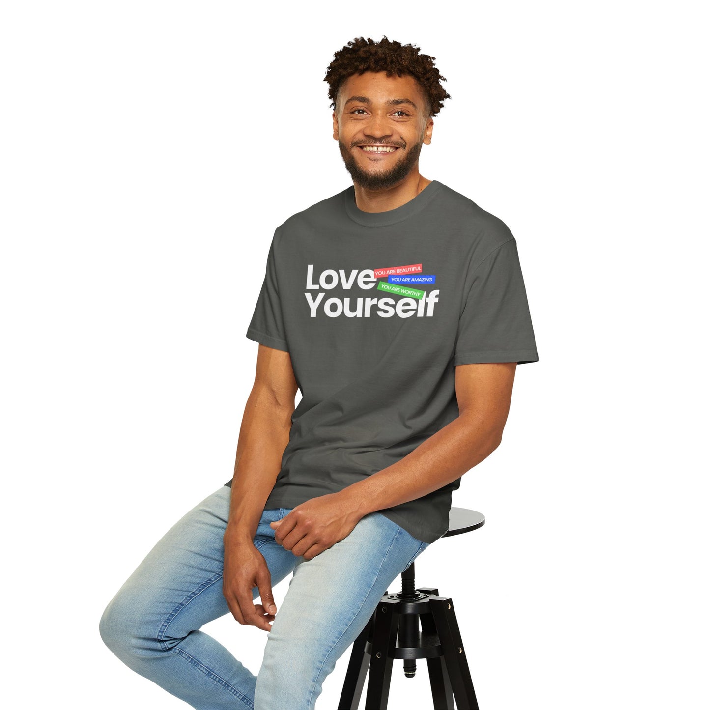 Love Yourself Unisex Garment-Dyed T-shirt