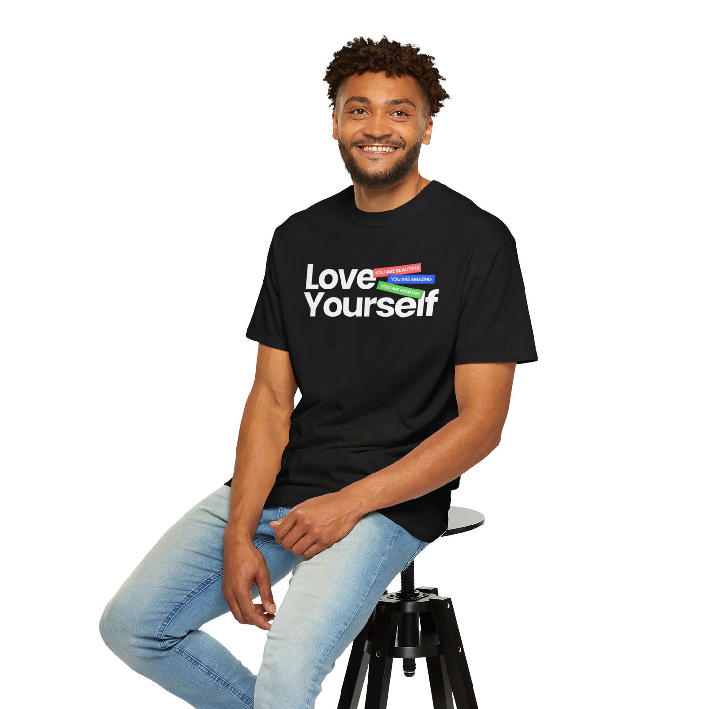 Love Yourself Unisex Garment-Dyed T-shirt