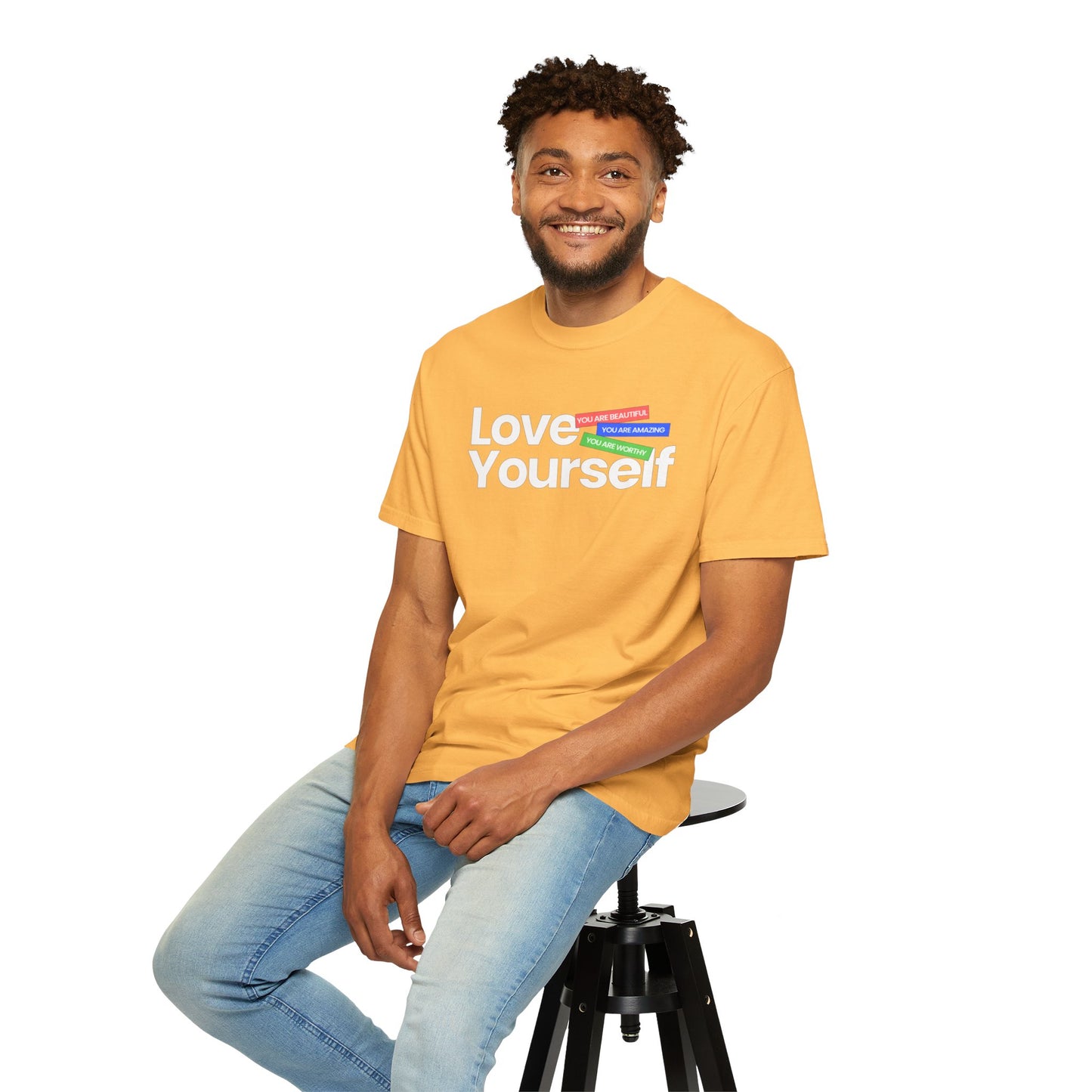 Love Yourself Unisex Garment-Dyed T-shirt