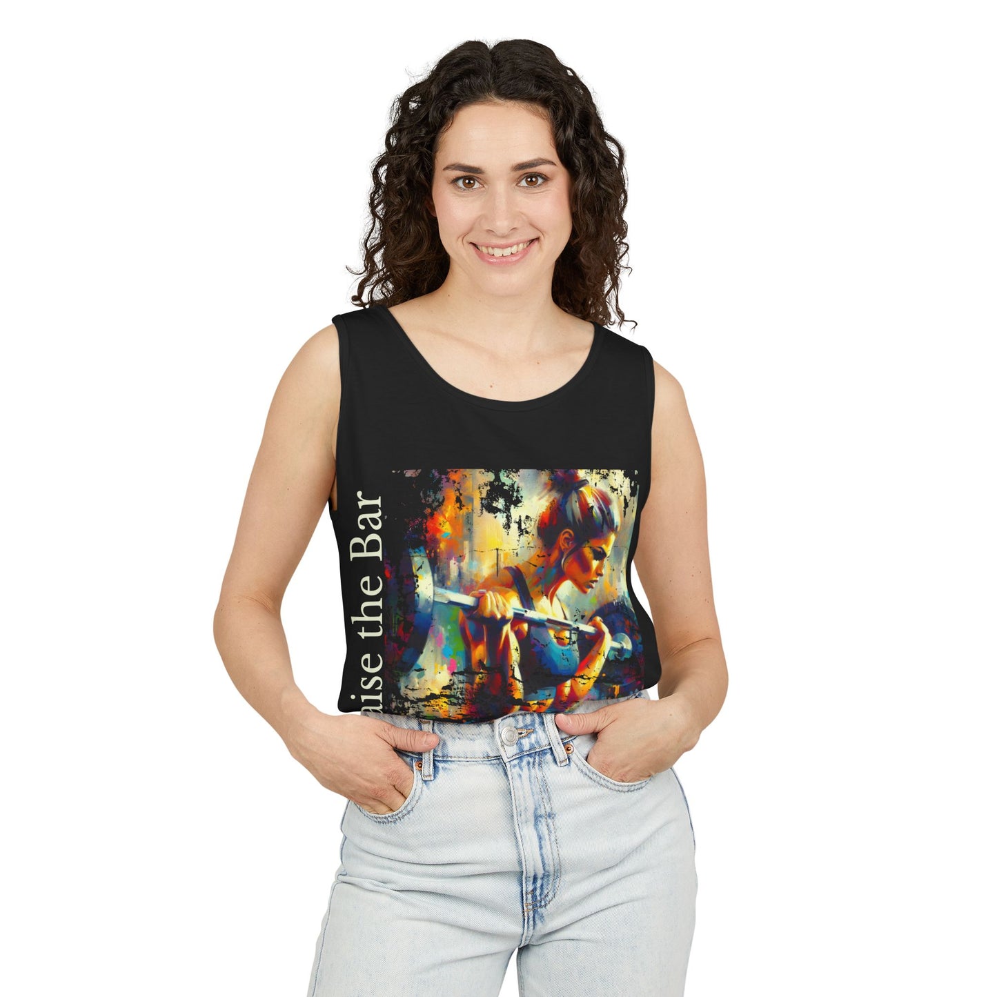 Raise the Bar Unisex Garment-Dyed Tank Top