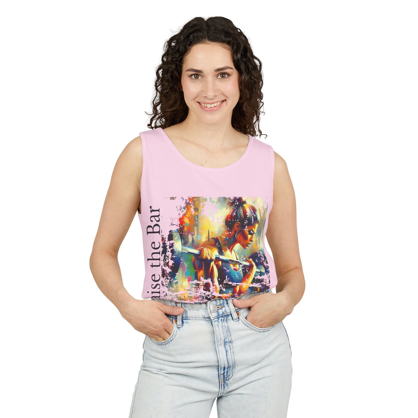 Raise the Bar Unisex Garment-Dyed Tank Top