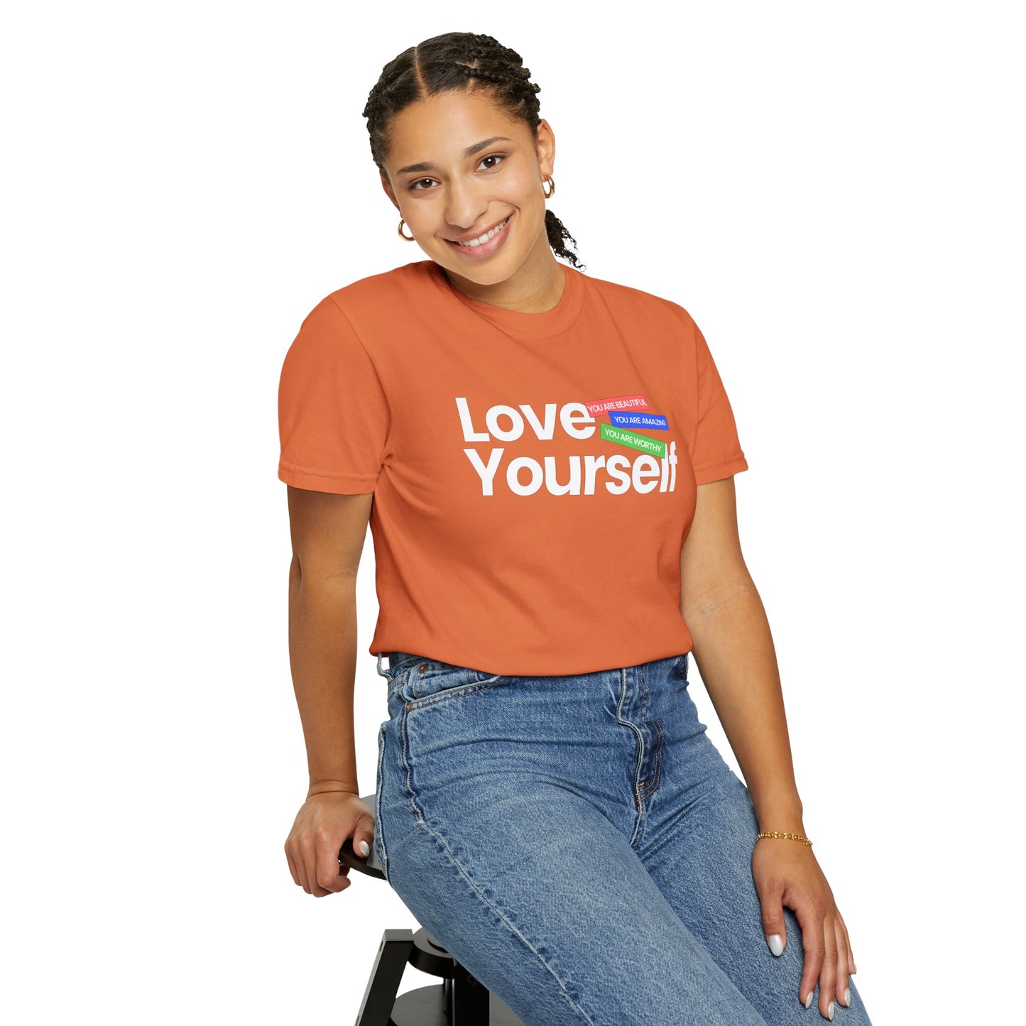 Love Yourself Unisex Garment-Dyed T-shirt