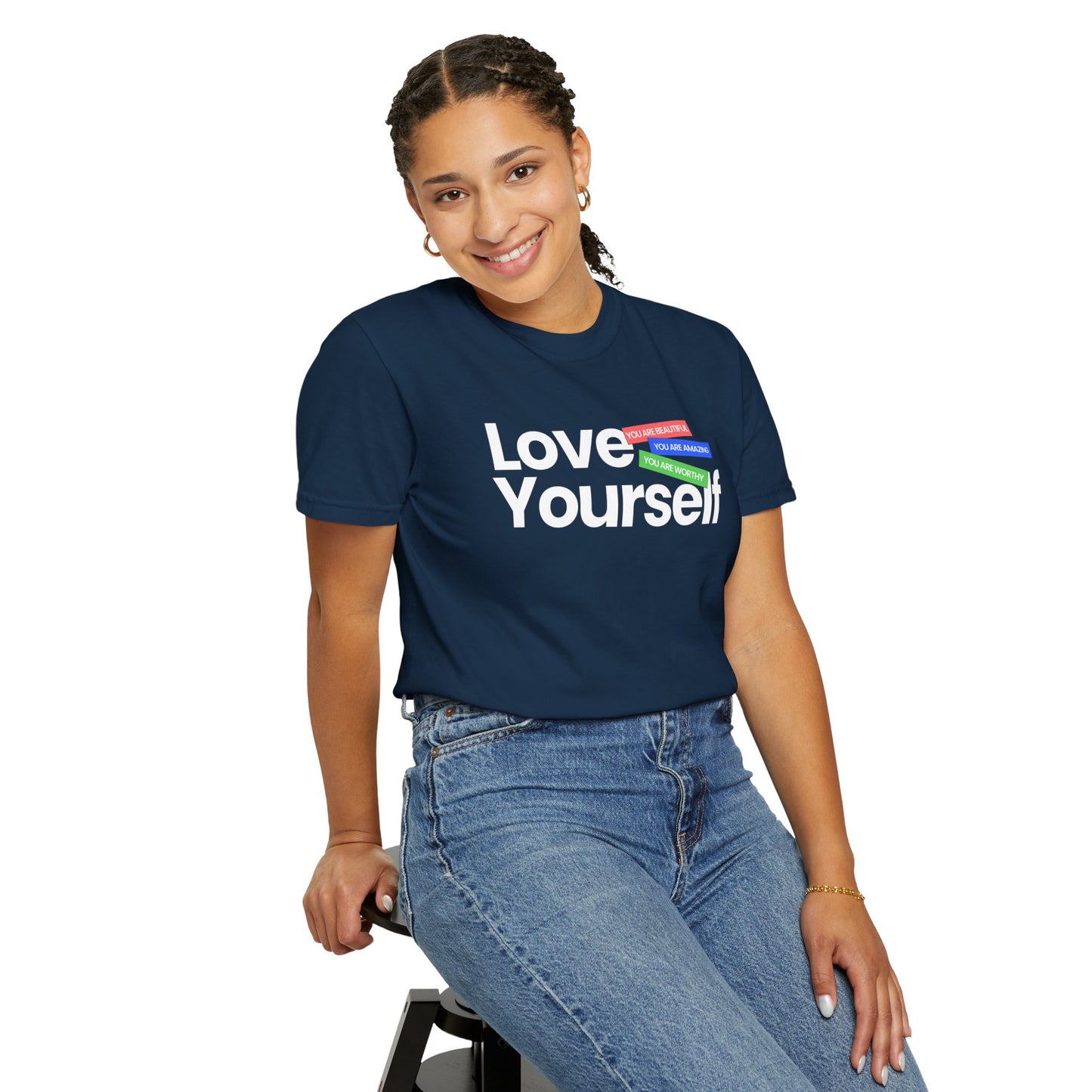 Love Yourself Unisex Garment-Dyed T-shirt