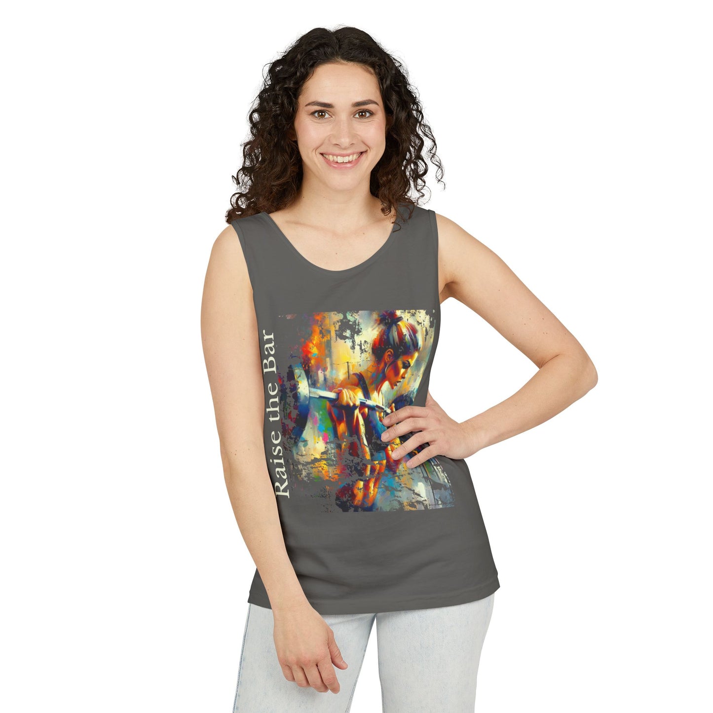 Raise the Bar Unisex Garment-Dyed Tank Top