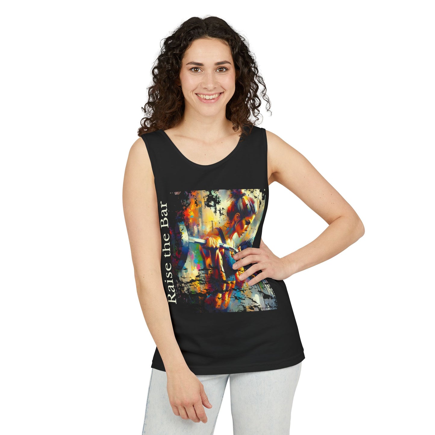 Raise the Bar Unisex Garment-Dyed Tank Top