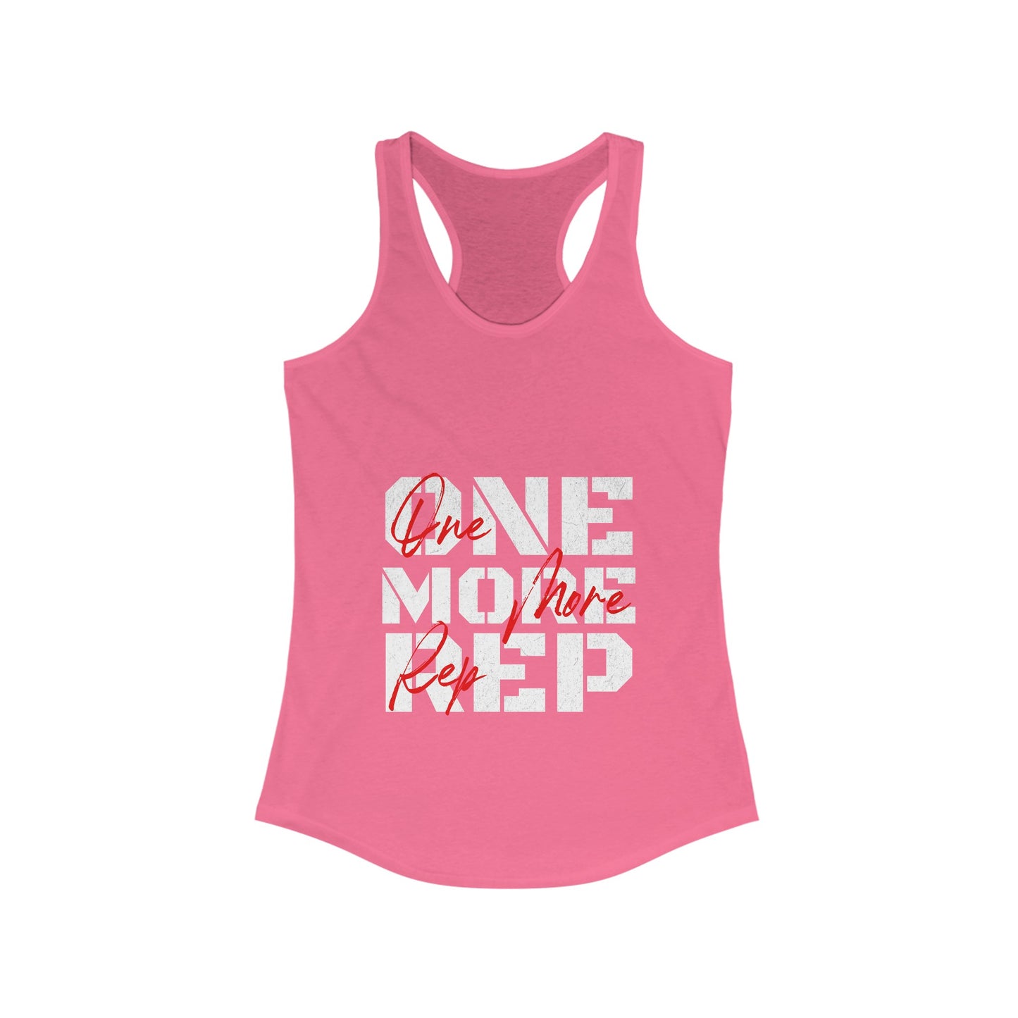 One More Rep Women's Ideal Racerback Tank