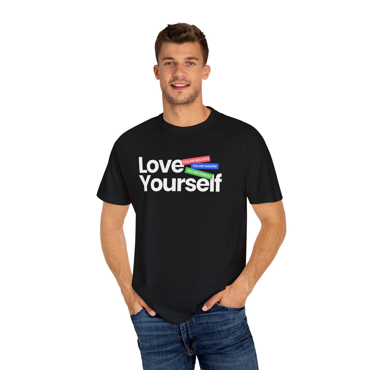 Love Yourself Unisex Garment-Dyed T-shirt