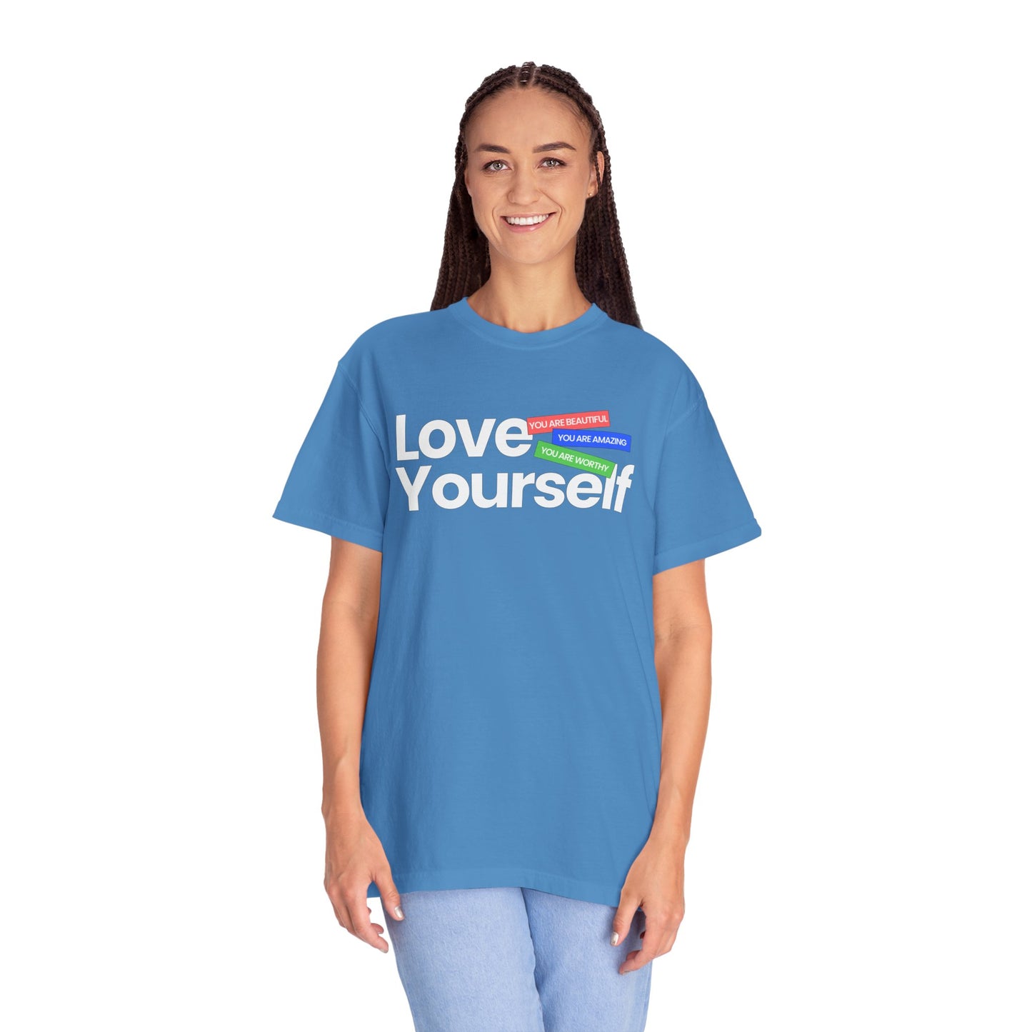 Love Yourself Unisex Garment-Dyed T-shirt