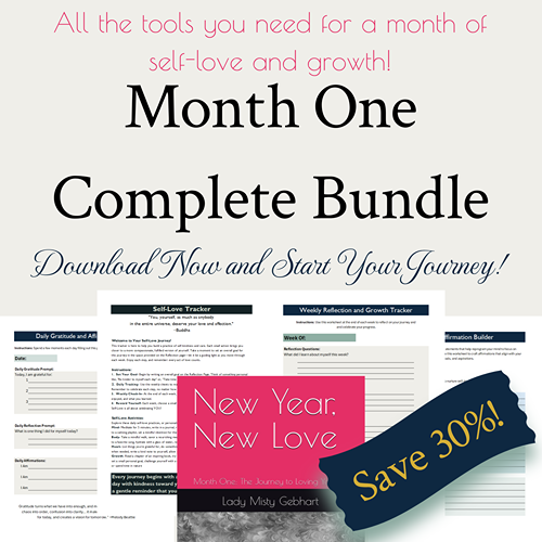 Month One Complete Bundle: Journey to Loving Yourself